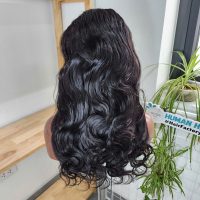 Luxury Body Wave Human Hair Lace Front Wig - Natural Black Vietnamese Virgin Hair