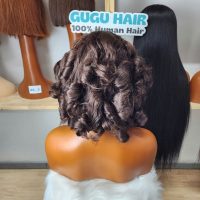 Luxury Vietnamese Raw Hair Short Egg Curly Lace Wig