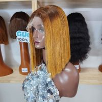 Inch Ombre Honey Blonde Highlight Bob Wig