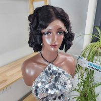 Virgin Bouncy Curls Short - Vietnamese Human Hair Wigs - Vietnamese hair