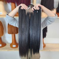 Vietnamese Bone Straight Human Hair Bundles with Frontal - 100% Raw Human Hair Wholesale 3 Vietnamese Bone Straight Human Hair Bundles with Frontal - 100% Raw Human Hair Wholesale (2)