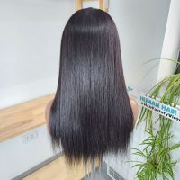 Vietnamese Bone Straight Human Hair Lace Front Wig - Natural Black HD Lace Wig 6 Vietnamese Bone Straight Human Hair Lace Front Wig - Natural Black HD Lace Wig