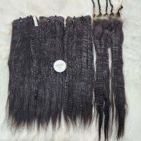 Wholesale Kinky Straight Natural Color Best Vietnamese Hair