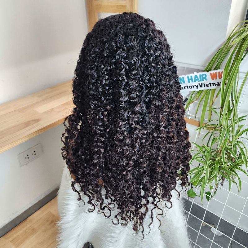 Wholesale Vietnamese Super Double Drawn Human Hair Burmese Curly