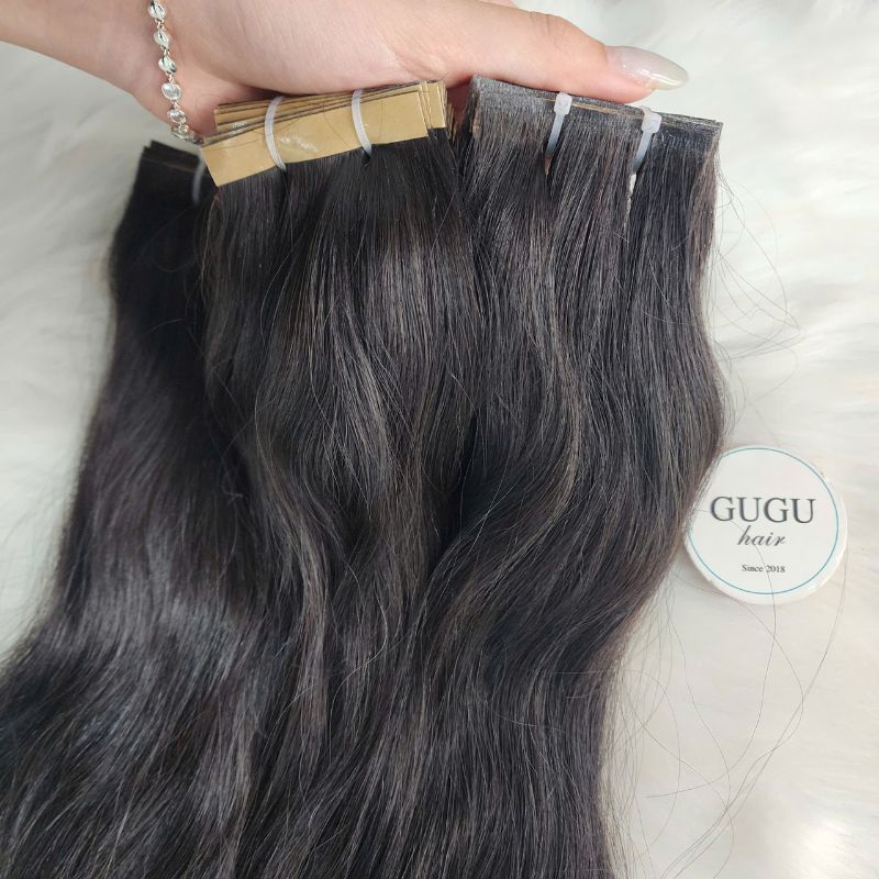 GUGU HAIR – Raw Vietnamese Human Hair Wig 45 best invisible tape in extensions human hair
