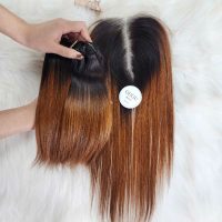 bundles human hair straight with closuse