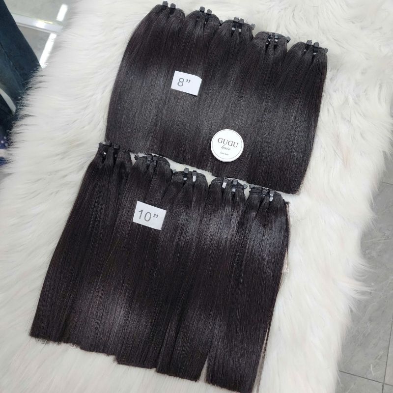 raw straight hair bundles with closure