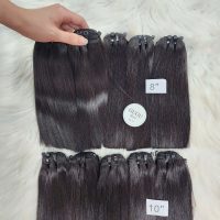 raw straight hair bundles with closure