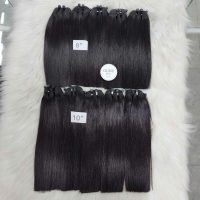 raw straight hair bundles with closure
