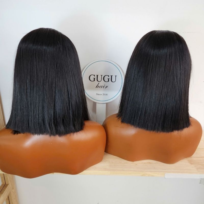 10 Inch Straight Bob Wig Black Bob Wig Short Bob (