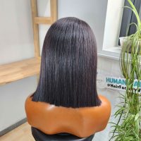16 Inches Black Bone Straight Human Hair Bob Wigs - 100% Vietnamese Human Hair 4 16 Inches Black Bone Straight Human Hair Bob Wigs 100 Vietnamese Human Hair 1