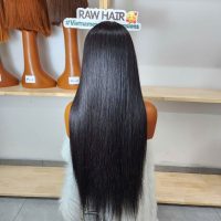 Raw Hair Vietnamese Bone Straight Full 13x4 Lace Front Human Hair Wigs 5 13x6 Bone Straight HD Transparent Front Human Hair Wig
