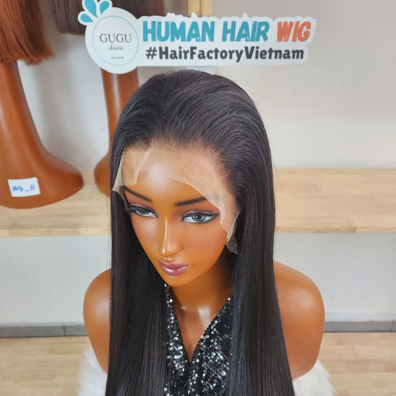 30 inches bone straight hair - Lace Closure Wigs