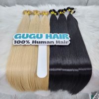 Black Flat Tip Human Hair Extensions - Best Hair Extensions GUGU HAIR 5 best flat tip hair extensions