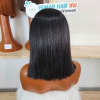 Glueless Bone straight 13x4 Frontal Lace Ready to Go Bob Wig