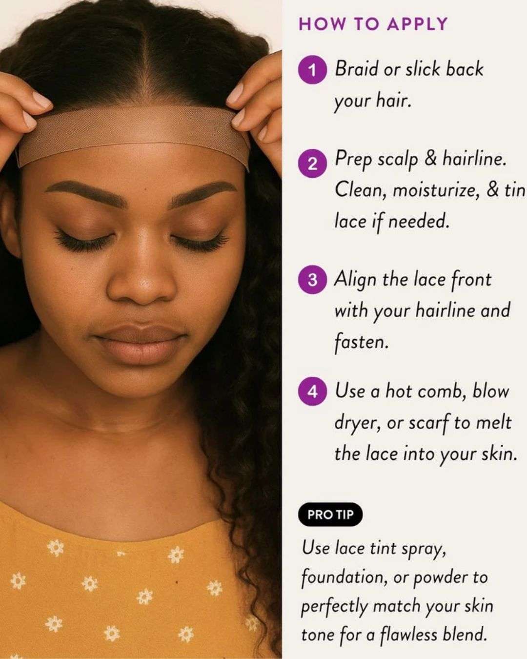 How to Wear a Glueless Wig Perfectly %E2%80%93 Pro Tips