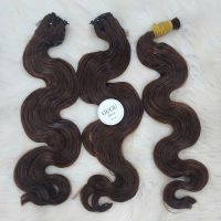 Natural Brown Body Wave Hair Extensions