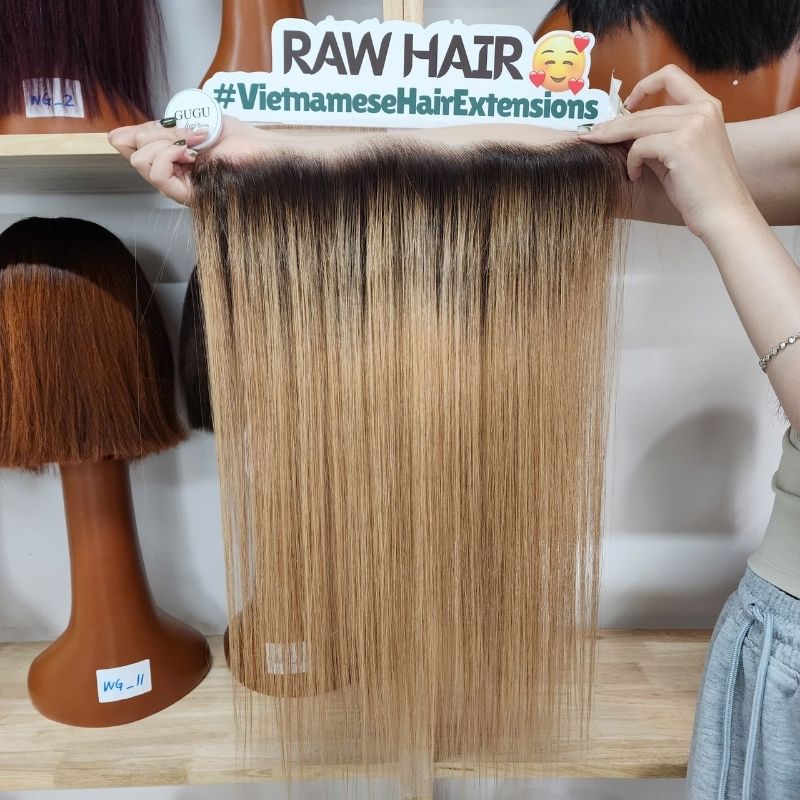GUGU HAIR – Raw Vietnamese Human Hair Wig 109 13x4 hd lace frontal closure straight human hair