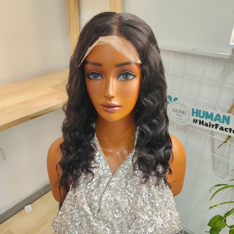 18 Inch Natural Black Body Wave - Vietnamese Human Hair Wig