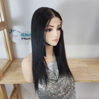 20 inch Bone Straight Raw Hair Wig