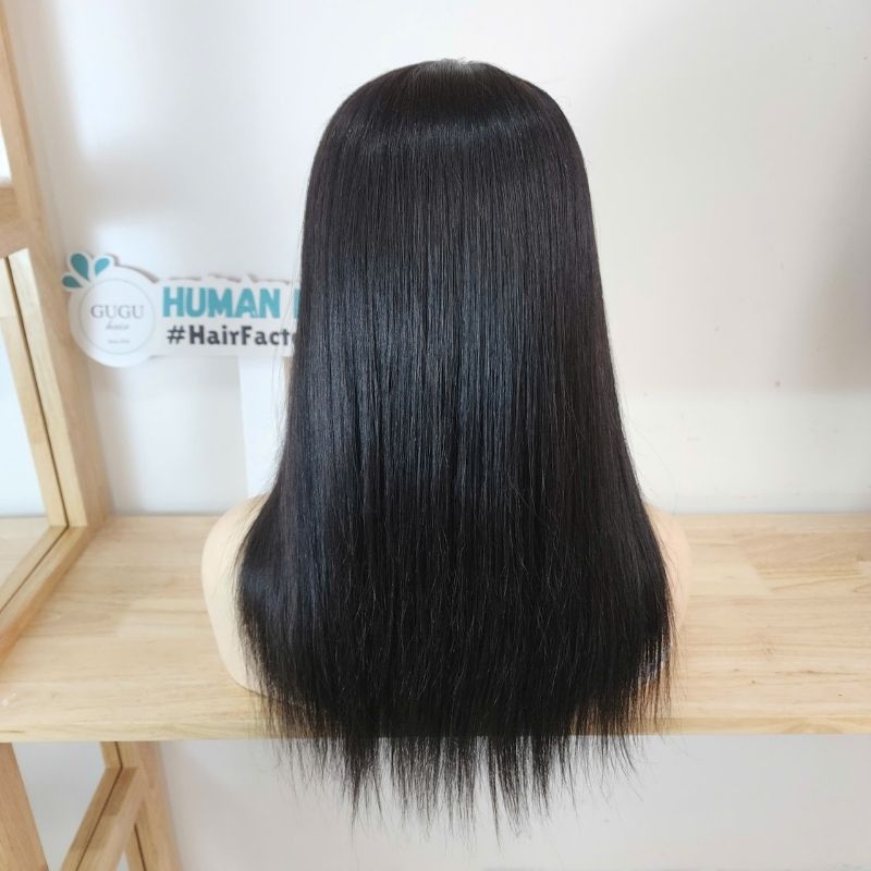 20 inch Bone Straight Raw Hair Wig