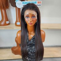 24 inch Vietnamese Straight Human Hair Full Lace Wig Silky & Natural Human Hair Wigs