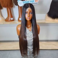 32 inch Bone Straight Ombre Colored Wig For Black Women