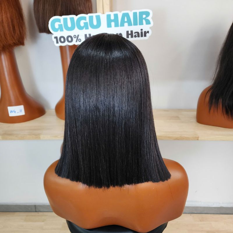 Short Straight Bob Wig 10 Inch Raw Vietnamese Hair