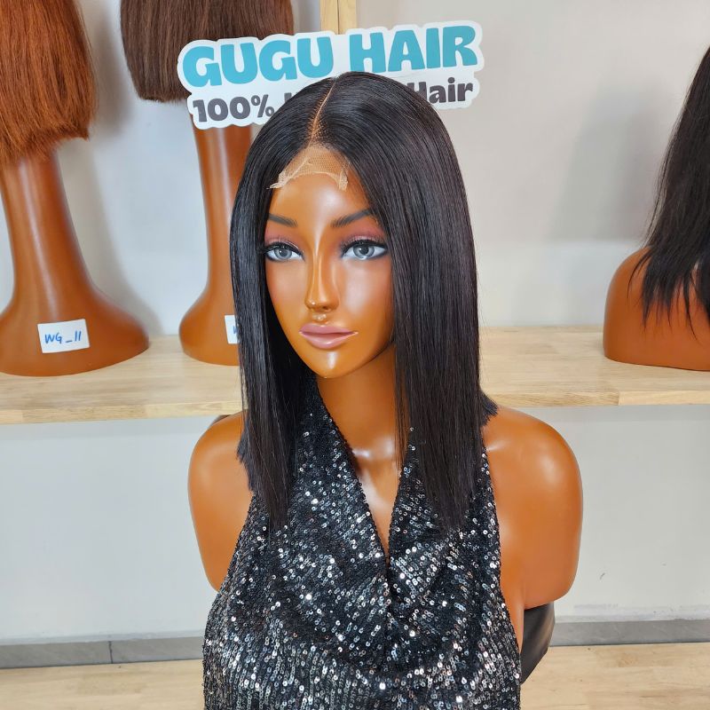 Short Straight Bob Wig 10 Inch Raw Vietnamese Hair