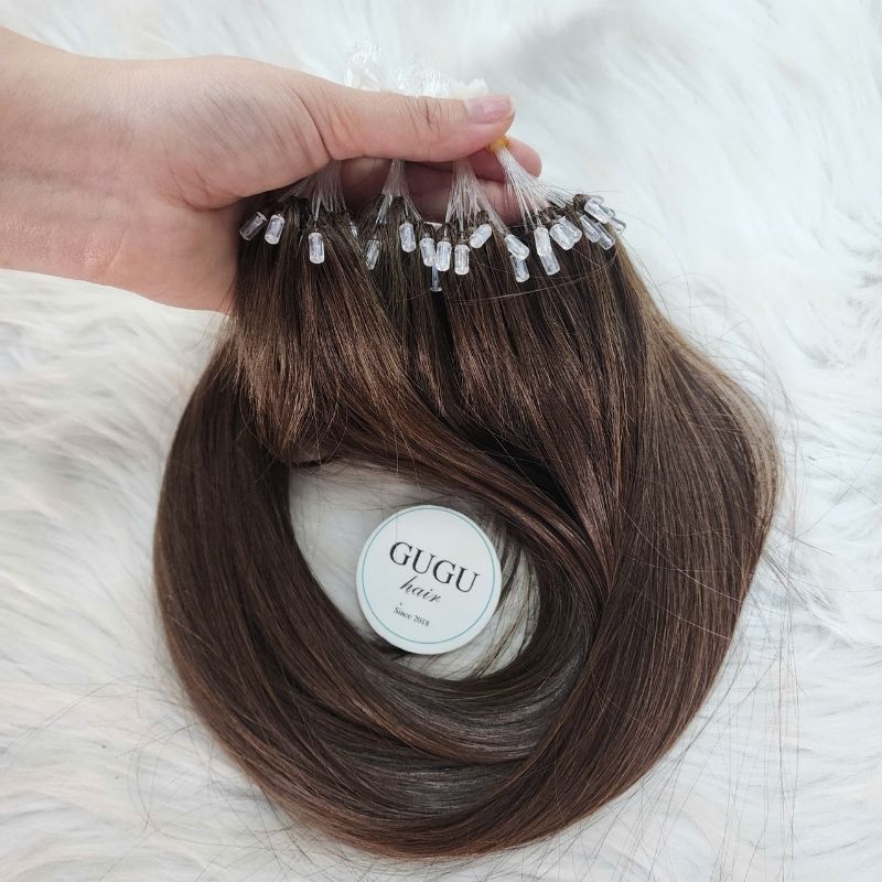 Luxury Quality H6 Feather Hair Extensions #8 Color Vietnam Hair