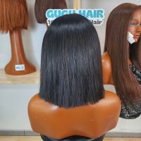 8 inches bob human hair wig