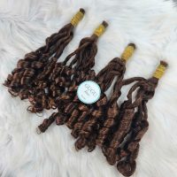 Double Drawn Bouncy Curls Bundle 100% Raw Vietnamese Hair