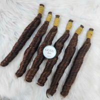 Chocolate Brown Spring Curly Bulk Hair Extensions