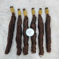 Chocolate Brown Spring Curly Bulk Hair Extensions