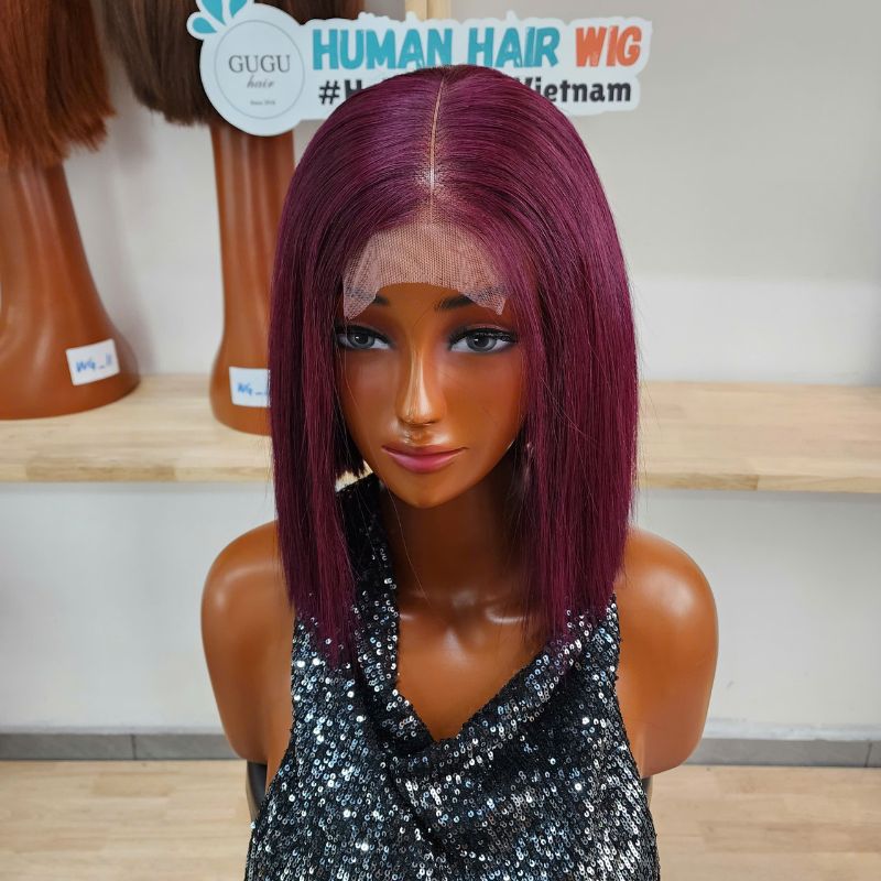 Lace Front Bob Wigs – Natural, Stylish & Flawless HD Lace Bob Wigs 3 HD Transparent Lace Short Bob Human Hair Wigs Lace Front Wig 150% Density Vietnamese Remy Bob Cut Human Hair wig for Woman