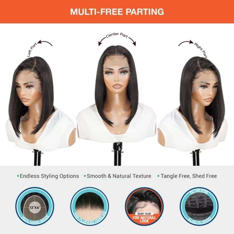 Human Hair Bob Wig – Real Human Hair Bob Wigs for a Natural Elegant Look 1