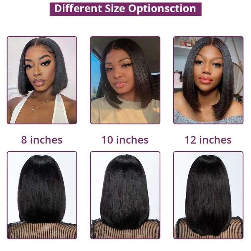 Human Hair Bob Wig – Real Human Hair Bob Wigs for a Natural, Elegant Look (2)