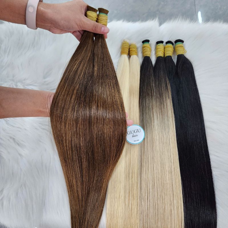 Human Hair Extensions Bulk Hair For Braiding Hair