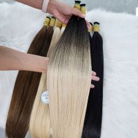 Human Hair Extensions Bulk Hair For Braiding Hair