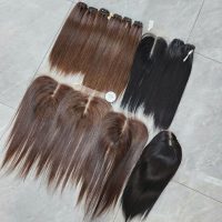 Natural Color Bone Straight Human Hair