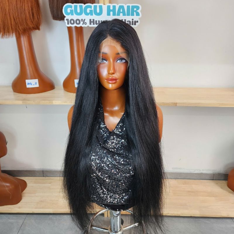 Natural Straight Black Hair - Vietnamese Human Hair Wig