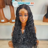 Natural Transparent Lace 180 Density 5X5 Deep Wave Wig - Natural Transparent Lace 180 Density 5X5 Deep Wave Wig