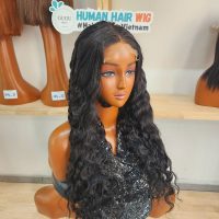 Natural Transparent Lace 180 Density 5X5 Deep Wave Wig - Natural Transparent Lace 180 Density 5X5 Deep Wave Wig