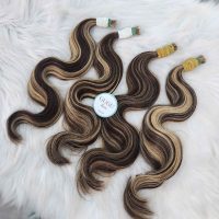 Bulk Human Hair For Braiding Blend #4/27/613 Body Wave