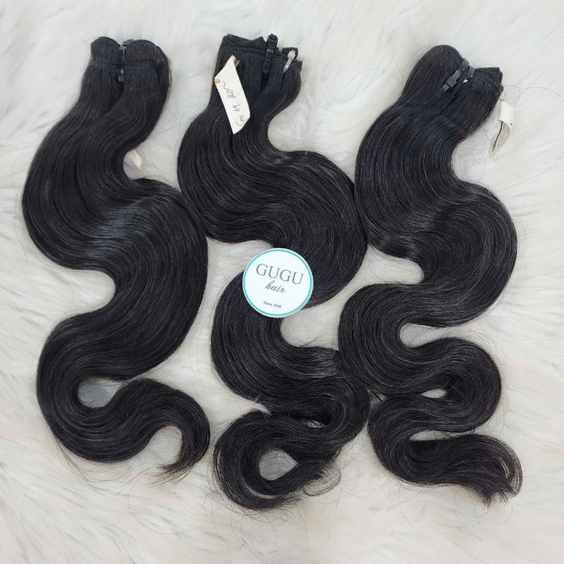 Premium Double Dawn Black Body Wave Weft Hair - Best Human Hair Supplier
