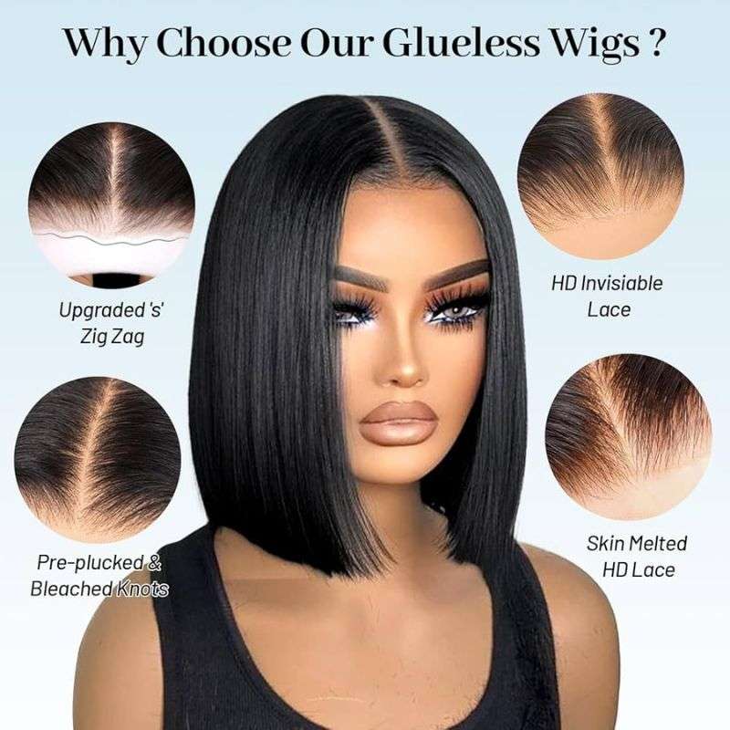 Why Choose Glueless Human Hair Bob Wigs