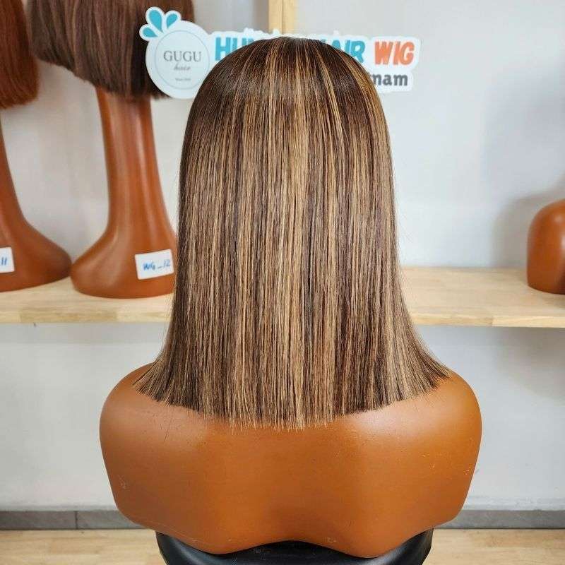 10 Inch Piano Color Straight Bob Wig