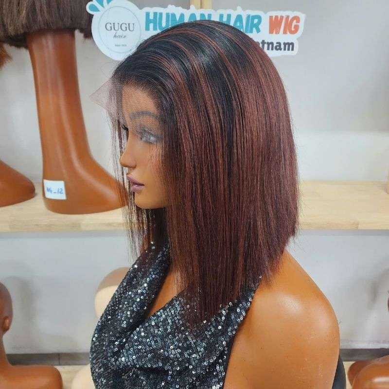 10 inch 13x4 Lace Frontal Closure Short Bob Wig