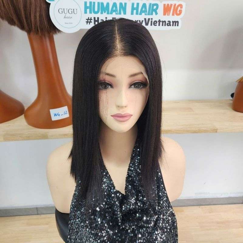 10 inch Black Human Hair Short Bob Wig