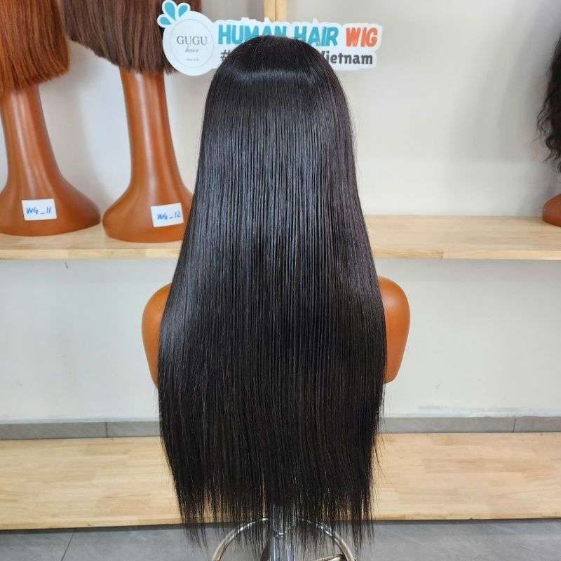 26 Inch 6x6 HD Lace Double Dawn Bone Straight Virgin Hair Wig